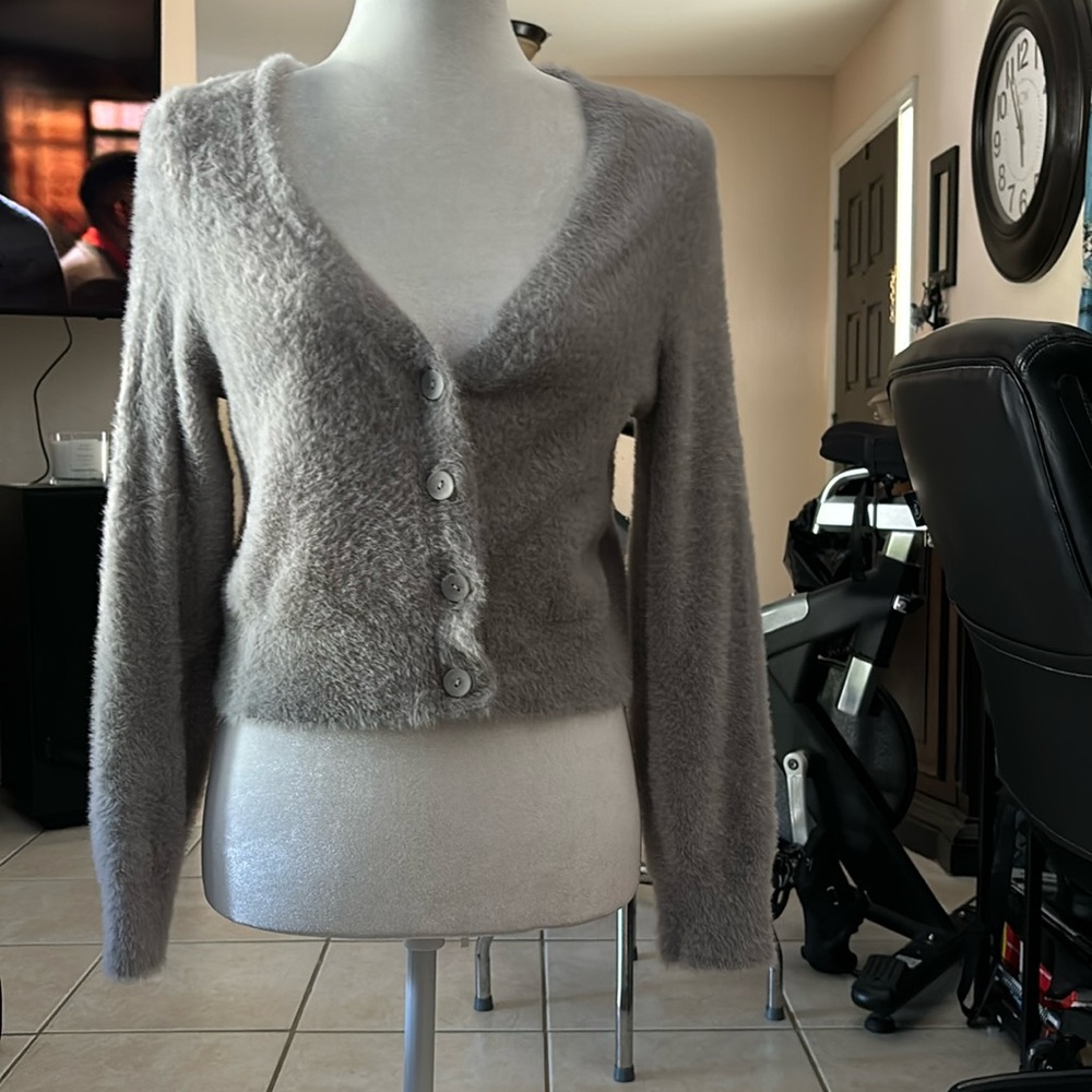 Light grey, size small aerie cardigan